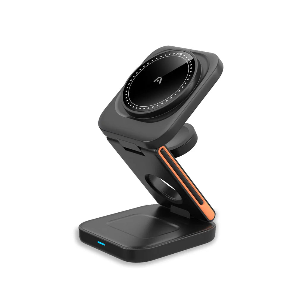 ARGOM WIRLESS FAST CHARGE 3 INONE FOLDABLE STAND MAGNETIC S4
