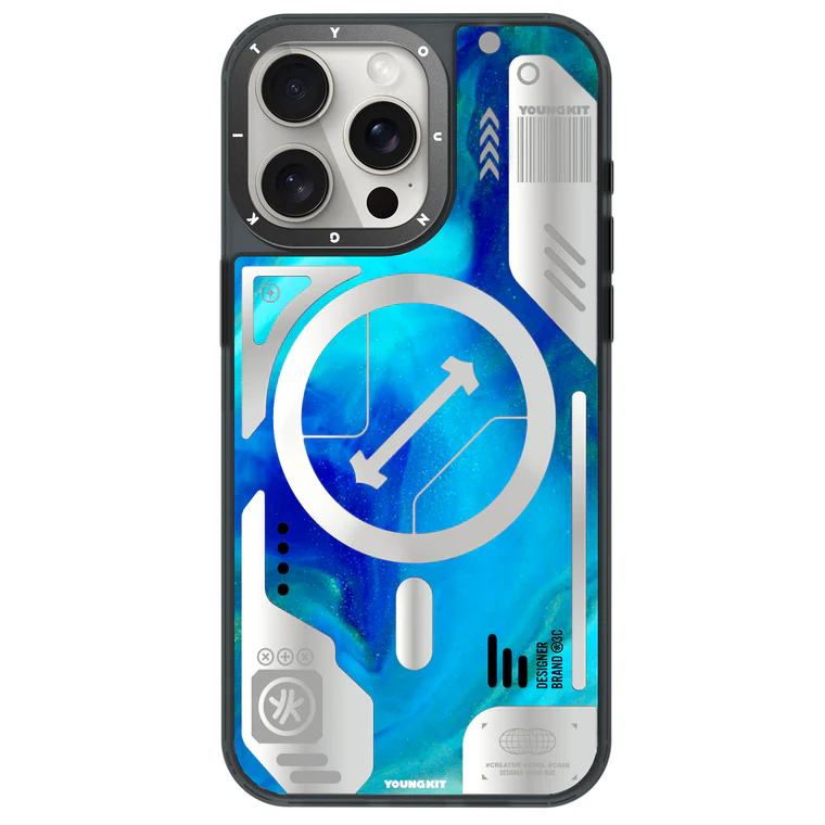 Case YOUNGKIT Cyberpunk Luminous 15 Pro Max