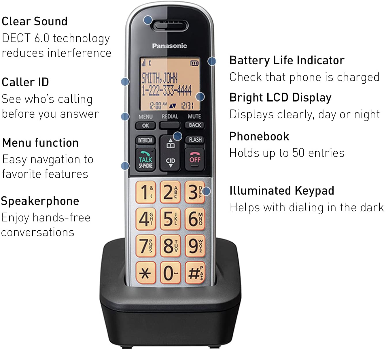Panasonic telephone 2 handsets