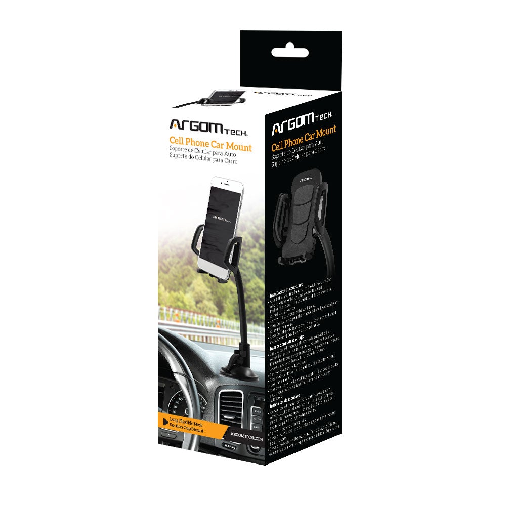 ARGOM CELL PHONE CAR MOUNT LONG NECK