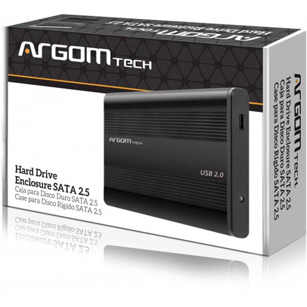 ARGOM HARD DRIVE ENCLOSURE 2.5" SATA USB 2.0